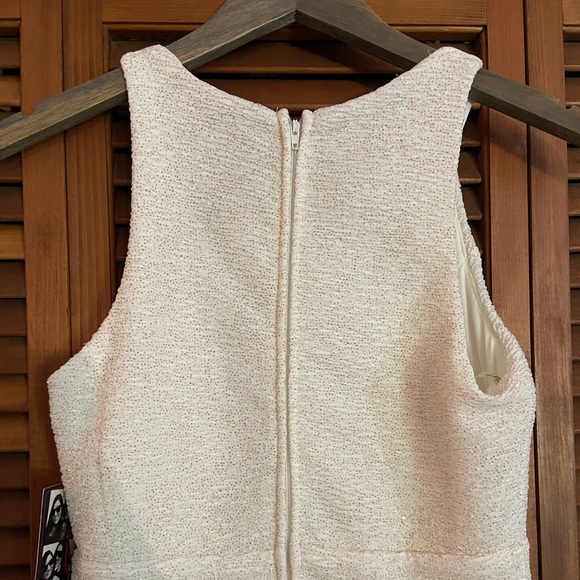 NWT - Trixxi White Sparkly Cocktail Dress - Perfect for bachelorette - Picture 3 of 8